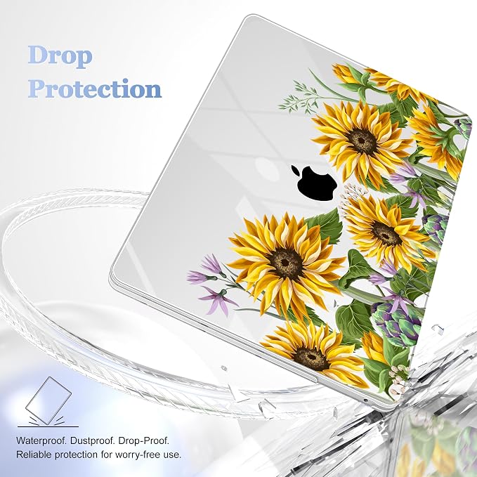 Case for MacBook Pro 13 inch with/Without Touch Bar, Hard Shell + Keyboard - Image 7