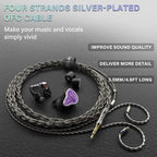 BASN Bmaster5 in Ear Monitors, 1DLC Diaphragm+4BA 5 Drivers IEM Earphones - Image 4
