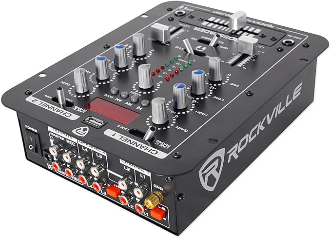 Rockville RDJ3BT 2 Channel DJ Mixer - Image 4