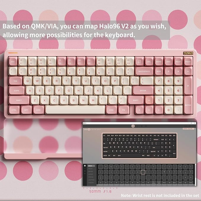 nuphy Halo96 V2 Wireless Keyboard, Gasket Structure, 96% Hot Swappable Gaming - Image 4