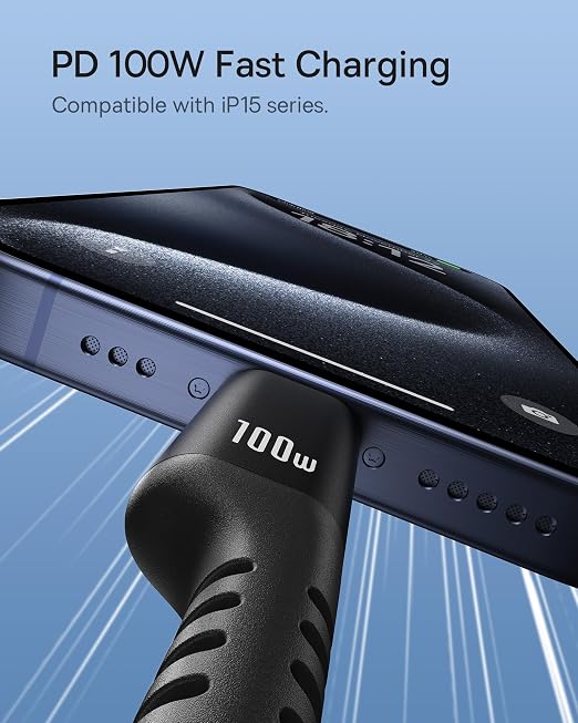 Baseus 100W 5A Fast Charging USB C Car Cable - Image 4