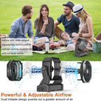 KITWLEMEN 20000mAh Battery Powered Camping Fan - Image 3