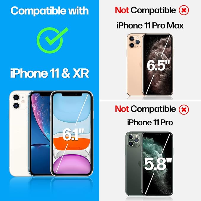 Power Theory Designed for iPhone 11, iPhone XR Screen Protector Tempered Glass - Image 3