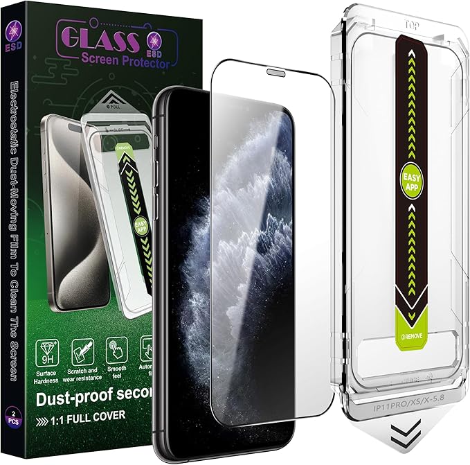 9H Tempered Glass, Full Coverage, Anti-Fingerprint, Auto Dust Removal, by SYSHANGYAN