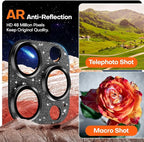 Camera Lens Protector for iPhone 16 Pro Max/16 Pro/15 Pro Max/15 Pro/14 Pro - Image 4