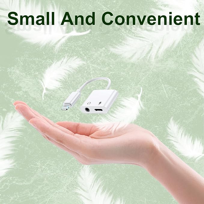 3 Pack Lightning to 3.5mm Headphone Jack Adapter, 2 in 1 Dongle Adapter Aux - Image 5