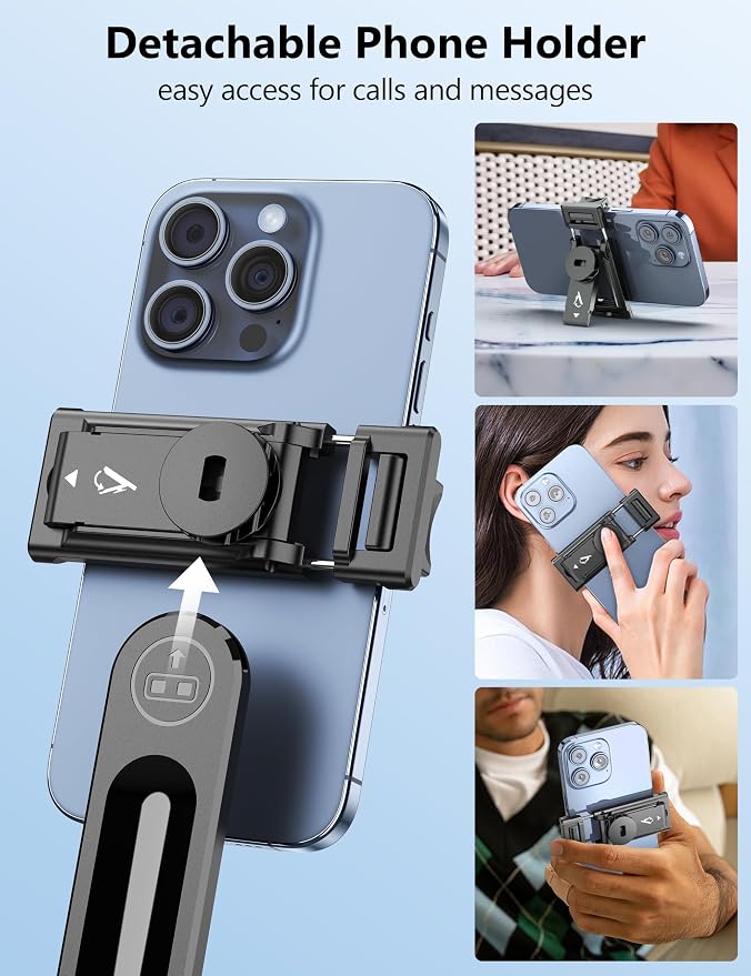 70'' Automatic Tripod, Extendable Selfie Stick Phone - Image 7