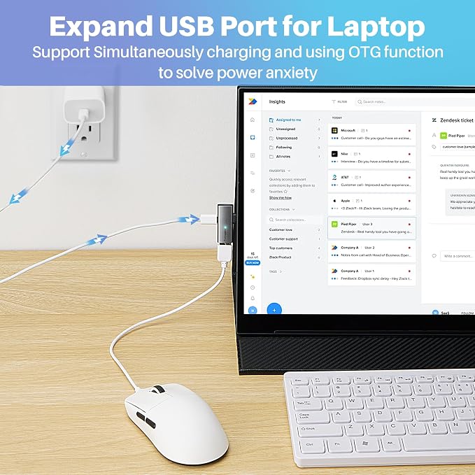 2-in-1 USB C 3.1 to USB 3.0 10Gbps Adapter - Image 5