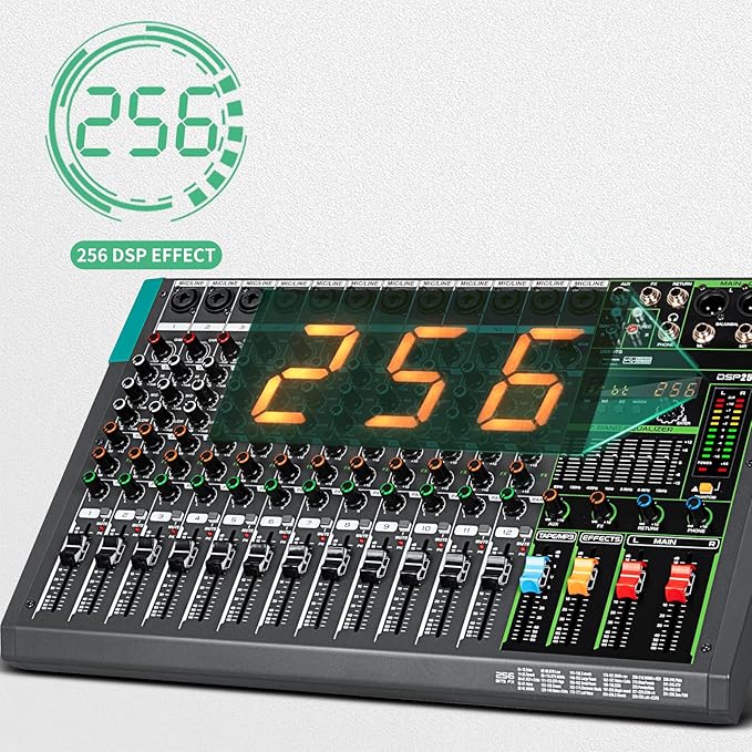Depusheng PA12 Professional Audio Mixer Sound Board Console Desk System - Image 7