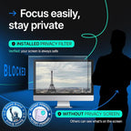 Acrylic 24 Inch Computer Privacy Screen Filter Compatible - Image 2