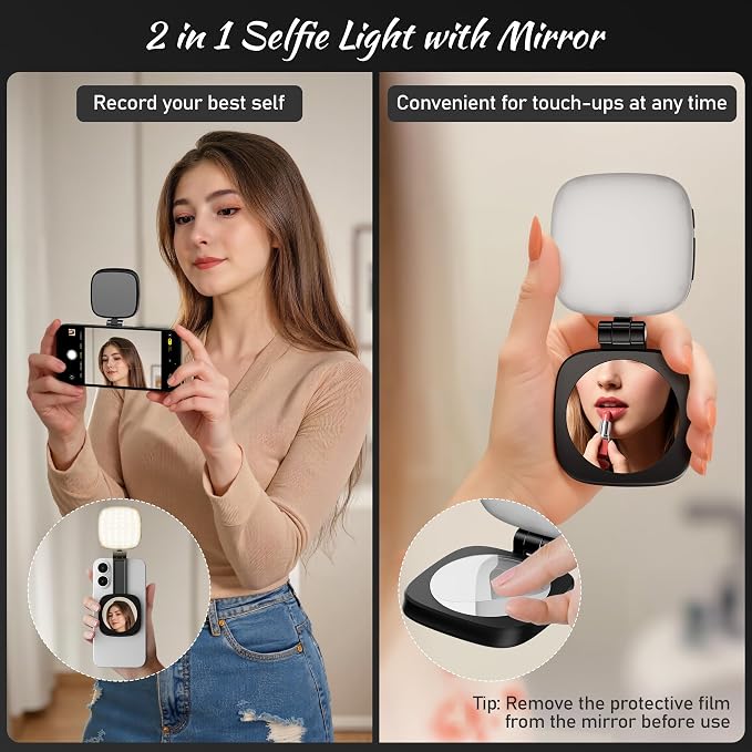 Magnetic Selfie Light for Phone: 5 Led Mode - Image 7