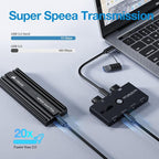10Gbps USB C Hub, 6 Ports USB C Splitter, Type-C and USB 3.2 to USB C Hub - Image 4