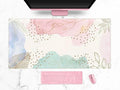 Boho Pastel Painting Mouse Pads, Abstract Mousepad XXL, Extended Mouse Pad by DSKGSJH