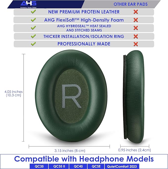 Replacement QC Ear Pad and Headband Pad Kit Cushion. Compatible - Image 6