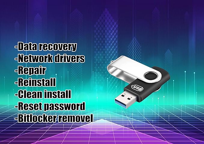 Techshoppro Bootable Win 11/10 / 8.1/7, USB Driver 3.2 - Image 3