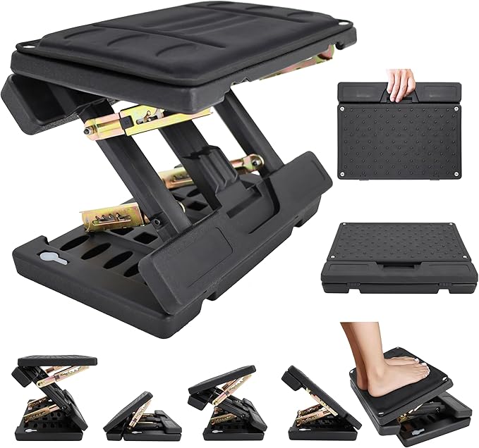 Adjustable Foot Rest Under Desk by kalnweis