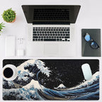 Mouse Pad Large Wave in The Night Sky Non-Slip Game Desk Mat - Image 2