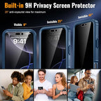 360° Protection Magnetic for iPhone 16 Pro Case Built-in 9H Privacy Screen - Image 4