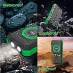 Solar Charger Power Bank 49800mAh Wireless Portable Phone Charger, 22.5W QC3.0 - Image 7