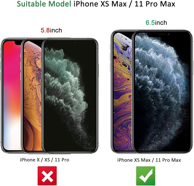 NEW'C 3 Pack Designed for iPhone 11 Pro Max and iPhone XS Max Screen Protector - Image 4