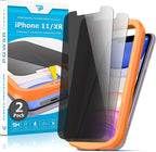 Power Theory Designed for iPhone 11, iPhone XR Privacy Screen Protector by POWERTHEORY