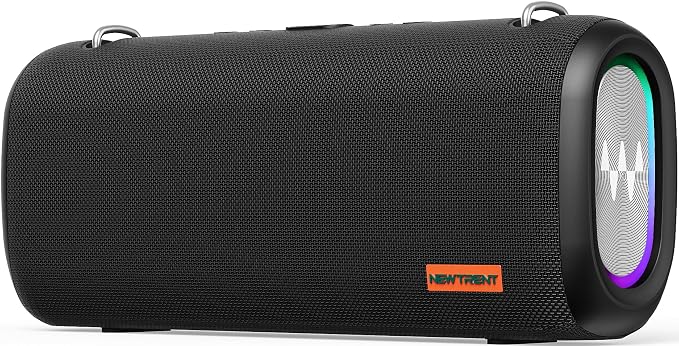 Vibe Pro Outdoor Bluetooth Speaker, 80W Peak Loud Portable Wireless Speaker by NewTrent