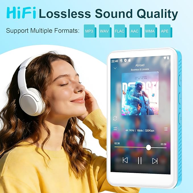 SWOFY 160GB MP3 Player with Bluetooth and WiFi – D08 Music Player with Spotify - Image 5