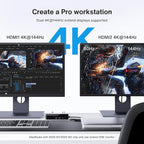 iVANKY 12-in-2 FusionDock 1 for M5 MacBook Pro Docking Station Dual 4K@144Hz - Image 3