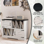 Large Record Player Stand with Vinyl Storage Up to 450 Albums, 39 Inch - Image 6