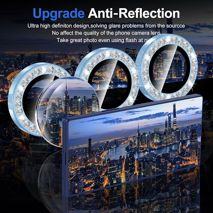 for Samsung Galaxy Z Fold 7 Camera Lens Protector, Individual Metal Ring - Image 4