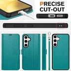 TUCCH Case for Galaxy S25, Detachable Wallet Case - Image 8