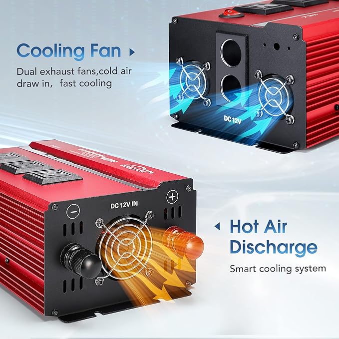 2000w 12v Car Power Inverters for Vehicles Truck - Image 5