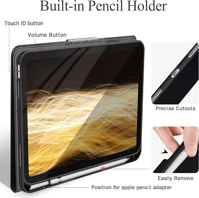 auaua Case for iPad 11th Generation 11 Inch 2025, iPad 10th Generation 10.9 - Image 3