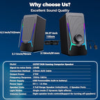 ROSON Computer Speakers, Gaming PC Speakers - Image 6