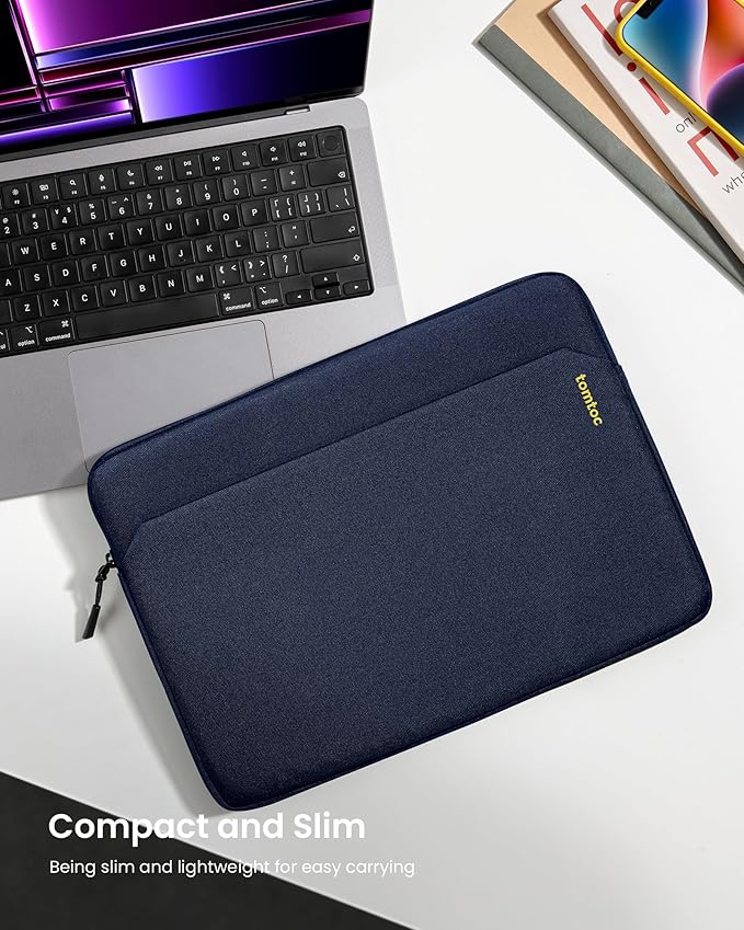 tomtoc Slim Laptop Sleeve Case for 13-inch New MacBook Air M4/A3420 M3/A3113 - Image 4