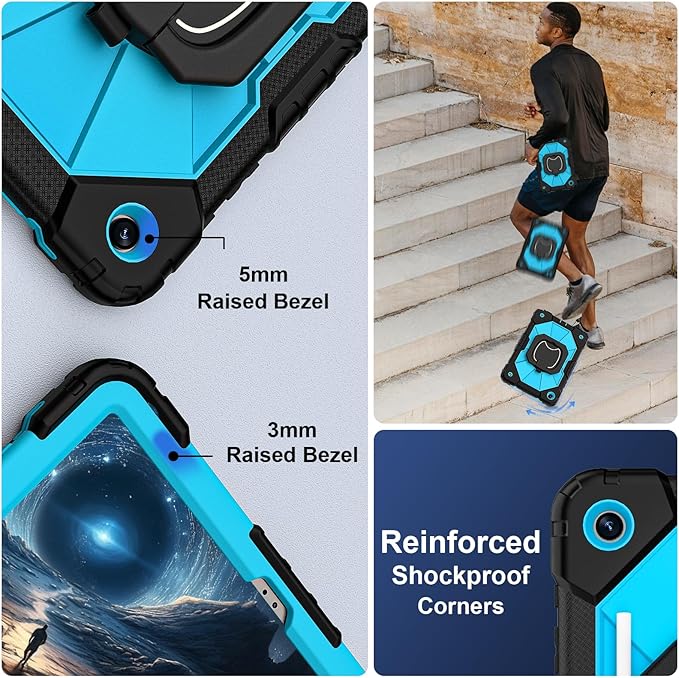 for Galaxy Tab A9 Plus Case 11 Inch, Rugged Case - Image 4