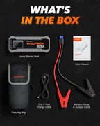 WOLFBOX 3000A Jump Starter, 12V Car Battery Jump Starter, 65W Quick Charge - Image 7
