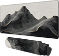 Gaming Desk Pad Large Extra Length Abstract Lines Mouse Pad Keyboard Laptop by Unknown