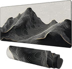 Gaming Desk Pad Large Extra Length Abstract Lines Mouse Pad Keyboard Laptop by Unknown
