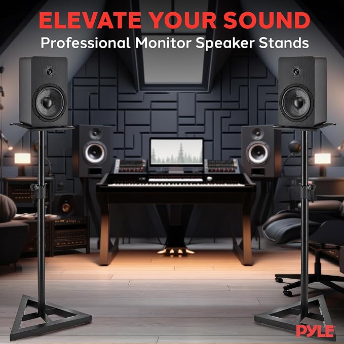 Pyle Speaker Stand Pair of Sound - Image 7