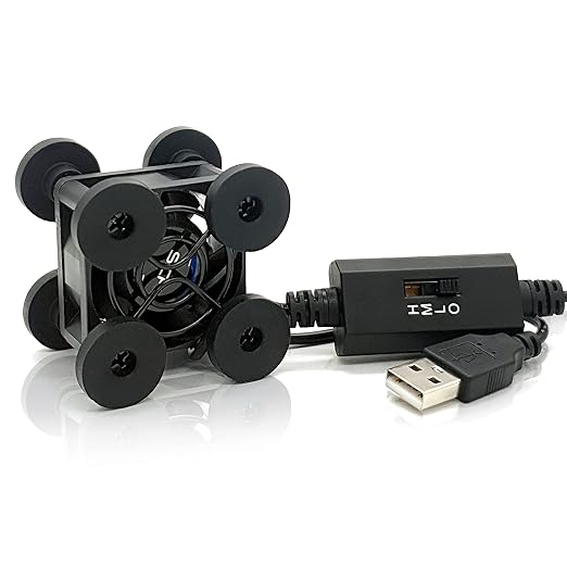 Mini, Compact 40mm x 20mm USB Fan, by SCCCF