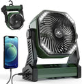 KITWLEMEN 20000mAh Battery Powered Camping Fan by KITWLEMEN