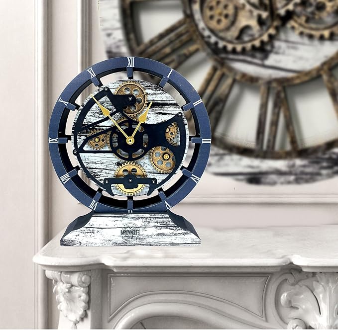 ImprovingLife The Gears Clock Desk Clock 10 inches - Image 6