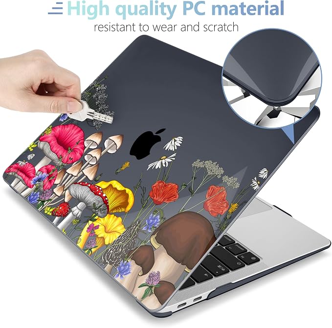 MEEgoodo for MacBook Air 13 inch Case 2021 2020 2019 2018 Released A2337 M1 - Image 3
