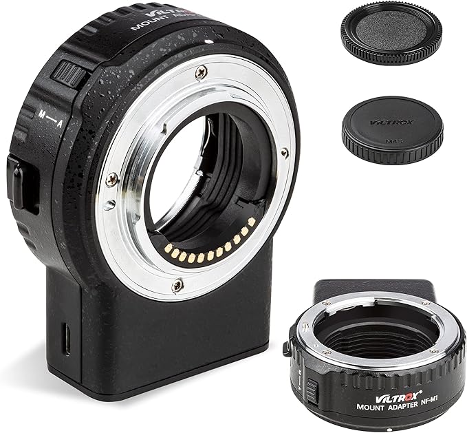 VILTROX NF-M1 Lens Adapter, Auto Focus Lens Converter Ring Camera Lens Mount by ViltroxOfficial