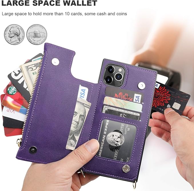 Bocasal Crossbody Wallet Case for iPhone 11 Pro Max - Image 4