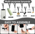 Cell Phone Strap Adjustable Wrist Strap Crossbody Cellphone Holder Extra Long - Image 6