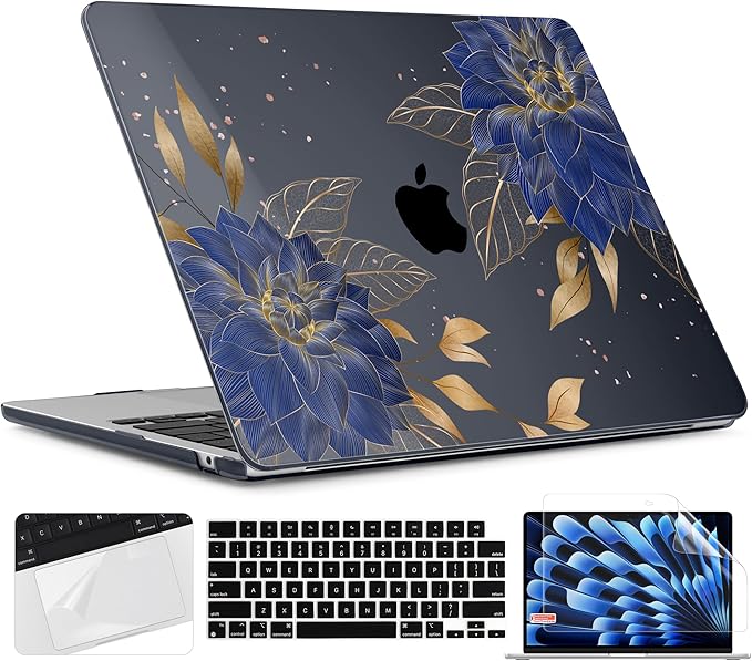 TWOLSKOO Compatible with M4 MacBook Air 15 inch Case 2025-2023 Released Model by TWOLSKOO