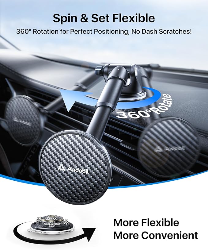 【True Military-Grade】andobil 3 in1 Magnetic Phone Holder - Image 6