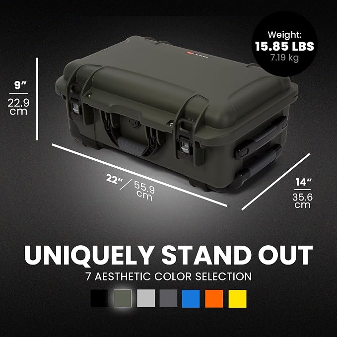 NANUK Wheeled Series 935 Lightweight NK-7 Resin Waterproof Protective Case - Image 6